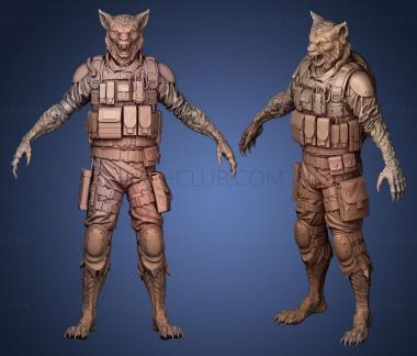 3D model Werewolf (STL)